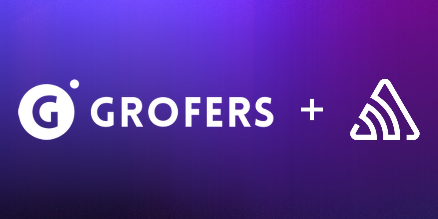 Grofers partner header